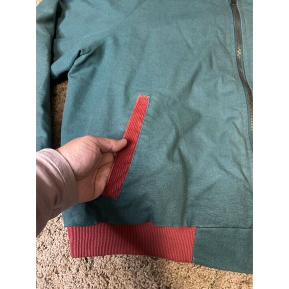 K Products Vintage Mens Bomber Jacket Agri Gold Farm Ag Marketing 90s USA XLARGE - Picture 9 of 9